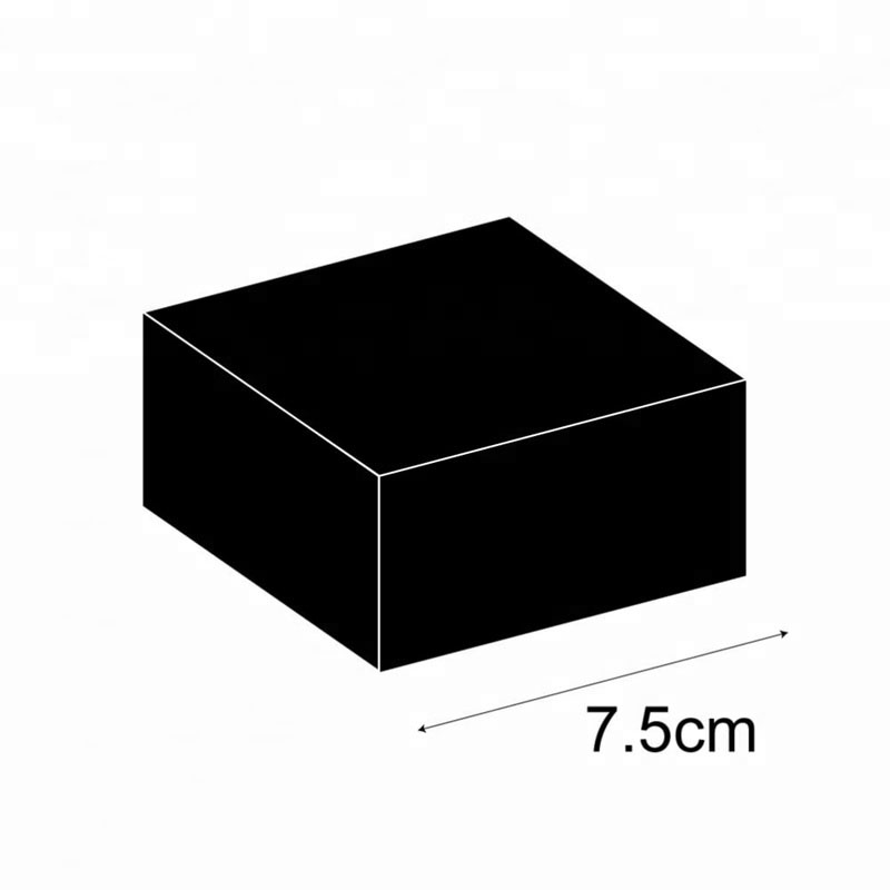 Acrylic display block, black acrylic block risers