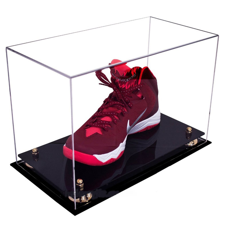 Clear acrylic shoe box supplier, custom acrylic sneaker box