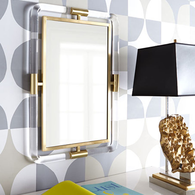 Gold acrylic mirror, plexiglass mirror