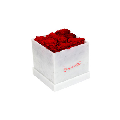 Acrylic flower box wholesale, marble acrylic rose box