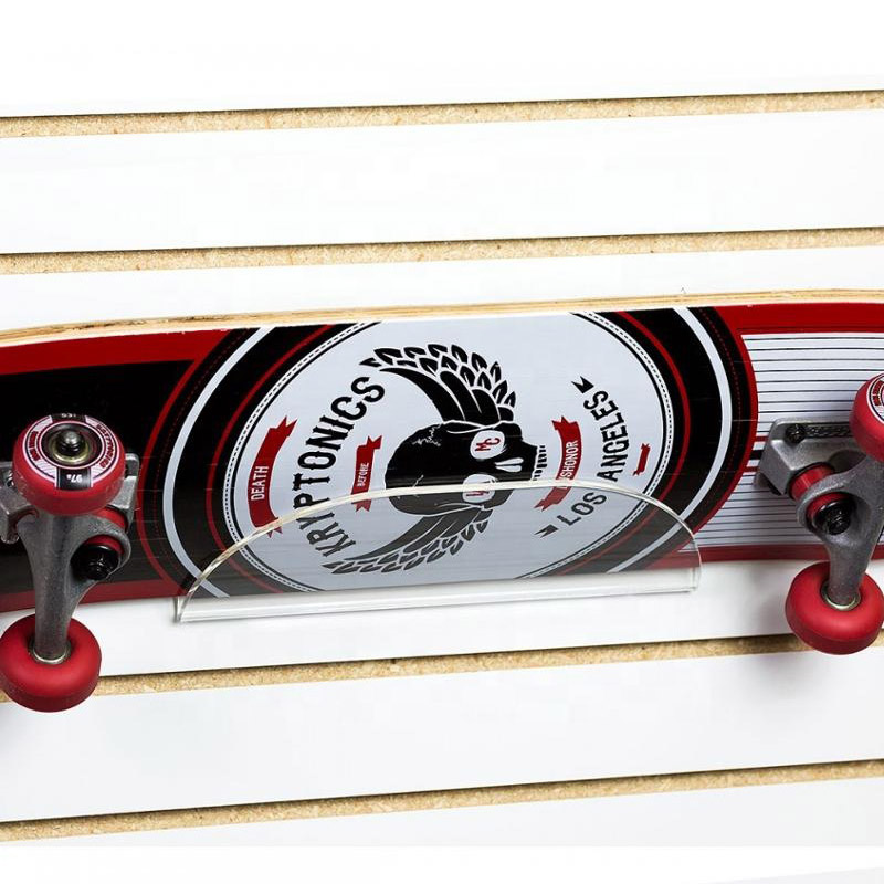 Acrylic skateboard rack, acrylic skateboard display