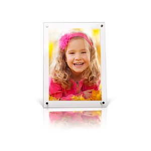Acrylic magnetic picture frames wholesale, custom clear magnetic picture frames