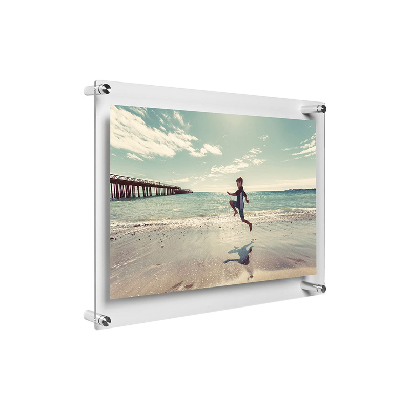 Wholesale acrylic sandwich frame, custom acrylic sandwich photo frame