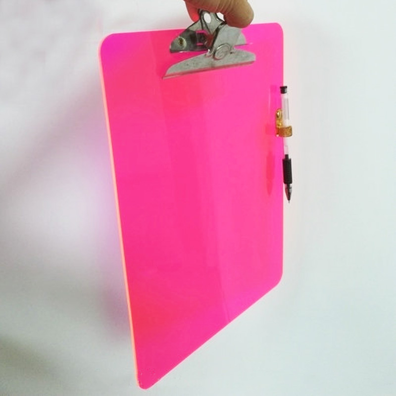Perspex clipboard, custom acrylic clipboard