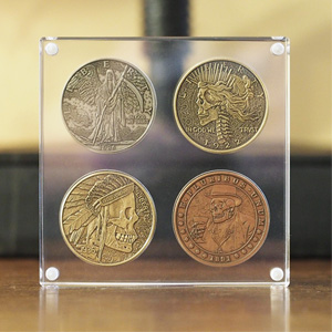 custom acrylic coin holders, acrylic coin display wholesale