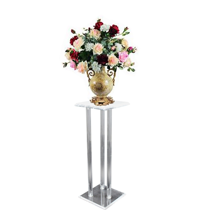 Custom clear acrylic pedestal, wholesale lucite pedestal