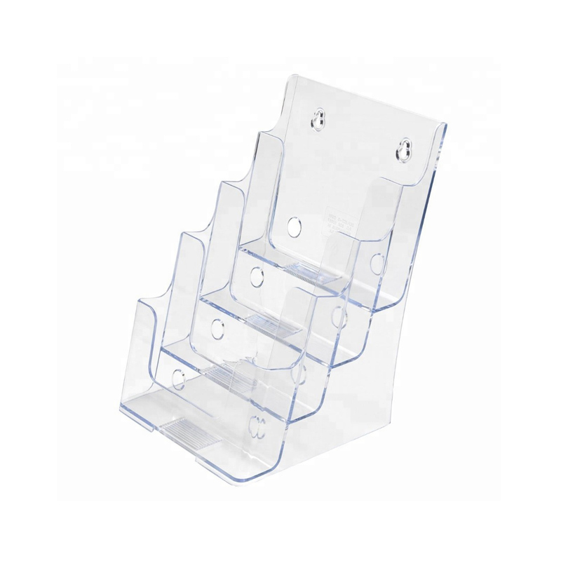 Acrylic pamphlet holder, plastic brochure holder