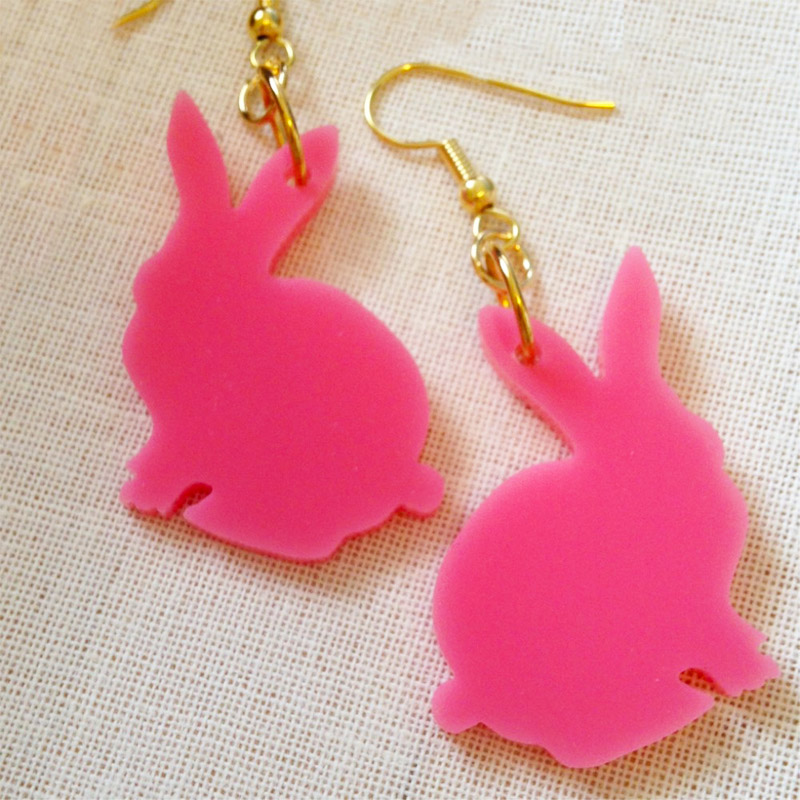 Laser cut acrylic earrings wholesale, pink acrylic earrings