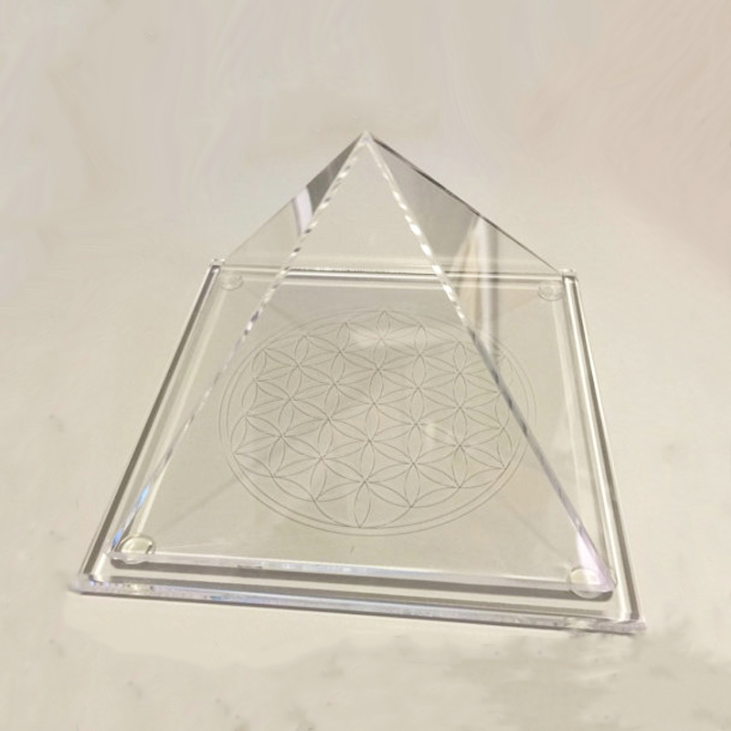 Wholesale acrylic jewelry display box, pyramid shape acrylic watch display