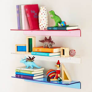 Wholesale wall acrylic shelf, custom acrylic shelf for home
