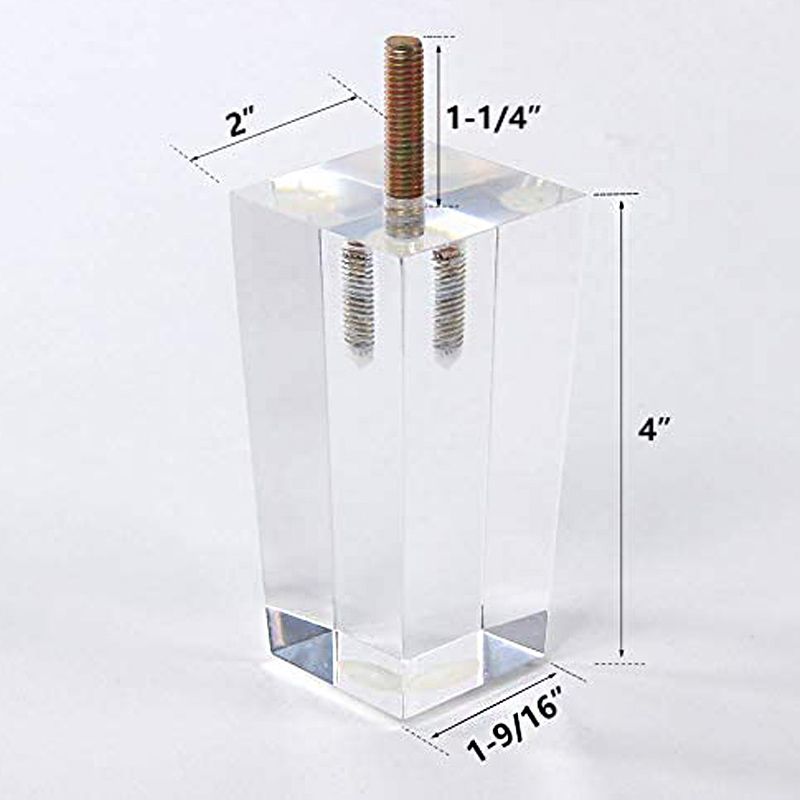 Wholesale acrylic dining table legs, manufacturer acrylic couch legs