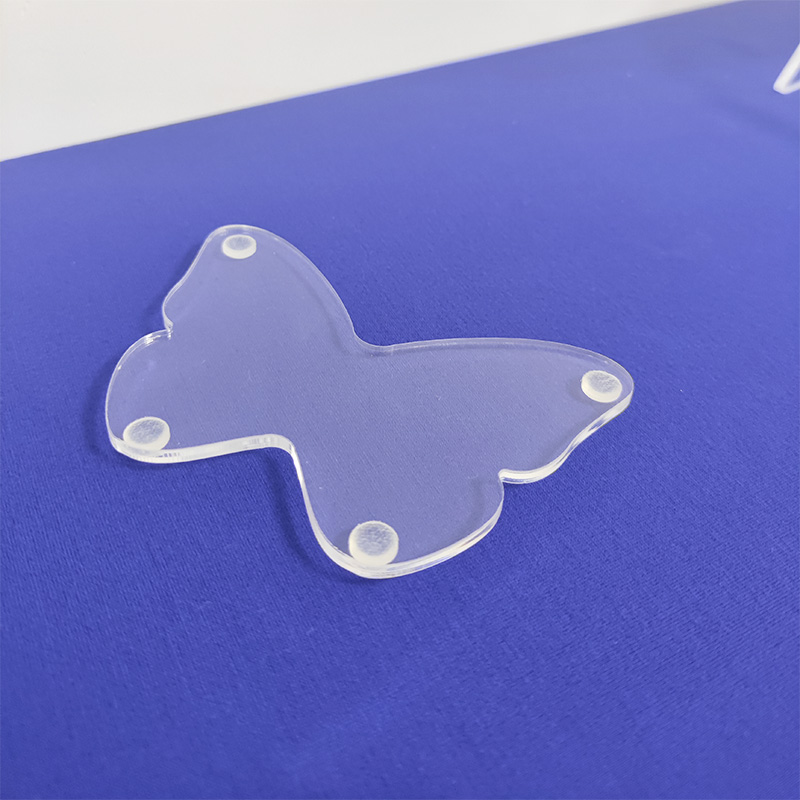 Acrylic palette manufacturer, butterfly shaped plexiglass palette