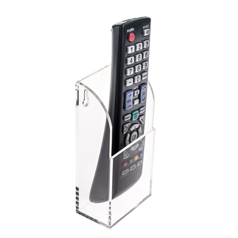Hanging acrylic remote holder, wall lucite remote organizer supplier