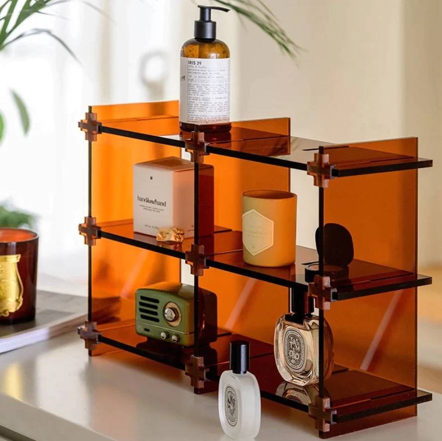 Detachable acrylic organize shelf, easy to resemble acrylic shelf