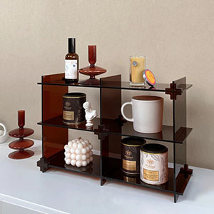 Detachable acrylic organize shelf, easy to resemble acrylic shelf