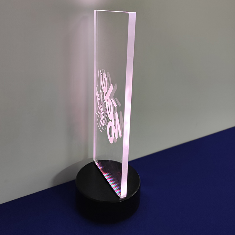 Wholesale acrylic LED lamp, engraved acrylic LED light