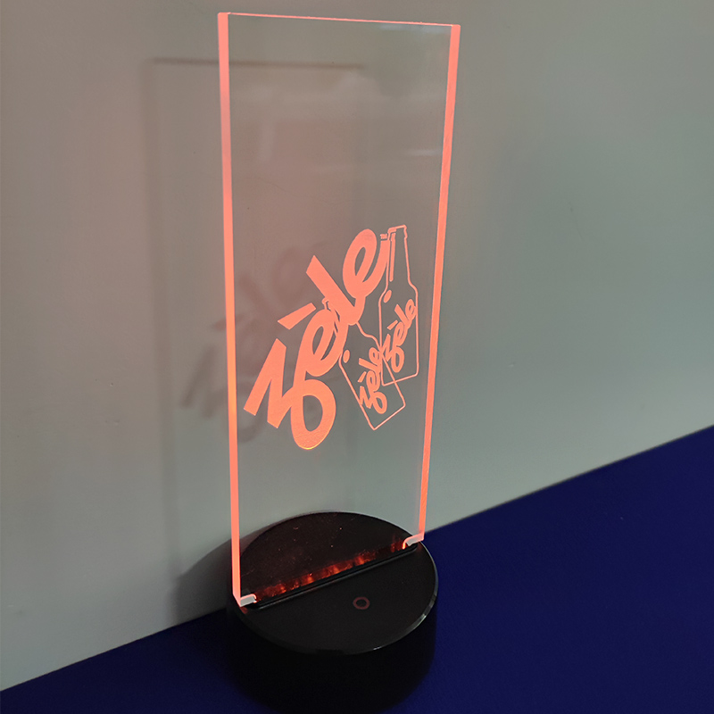 Wholesale acrylic LED lamp, engraved acrylic LED light