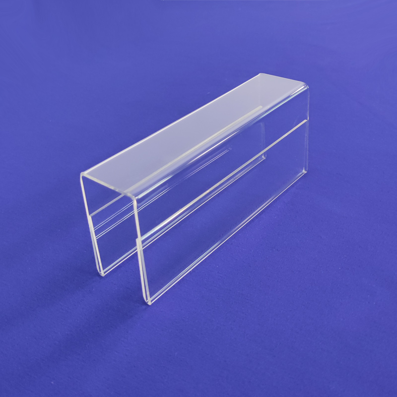 Double sided acrylic label holder, supplier perspex price tag