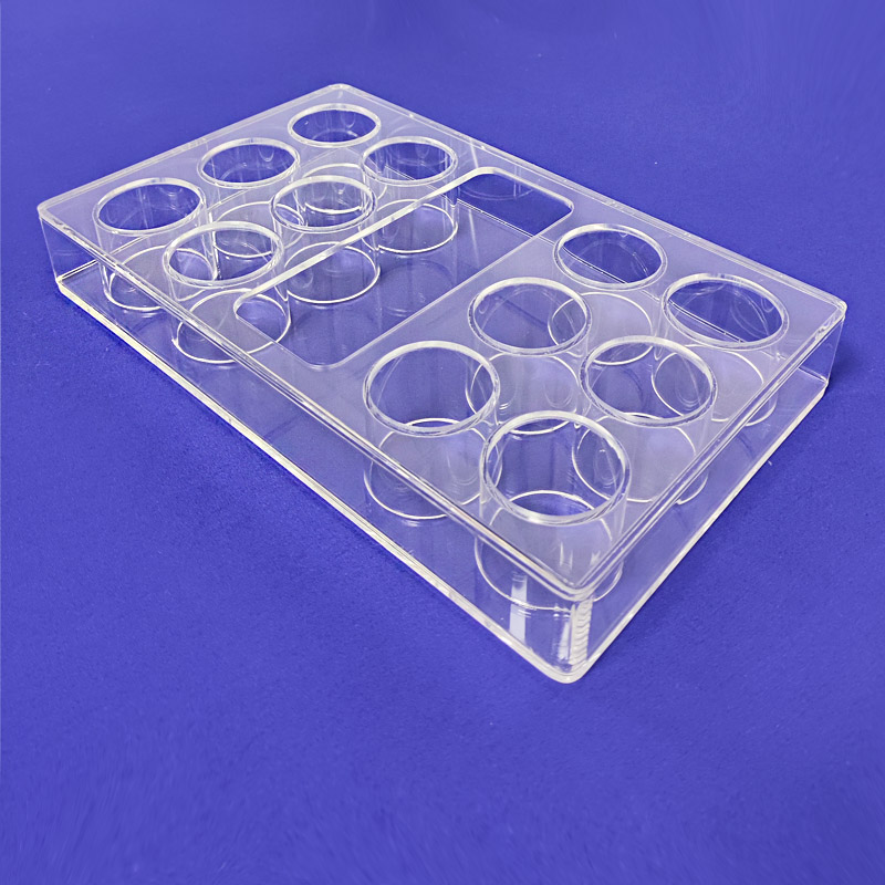 Clear acrylic plant tray, high quality Lucite planter tray