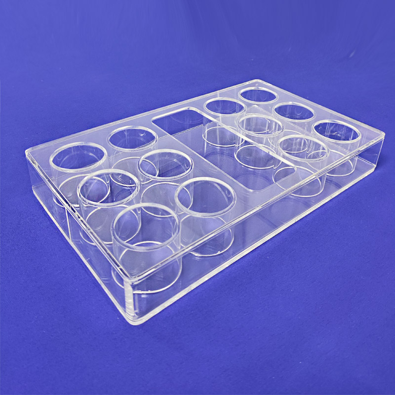 Clear acrylic plant tray, high quality Lucite planter tray