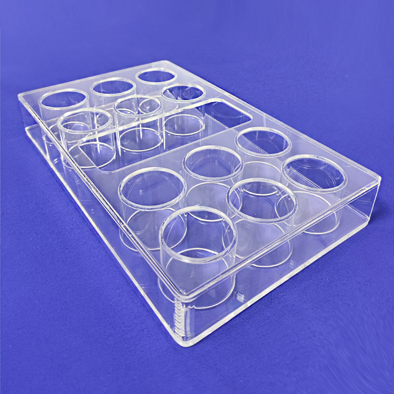 Clear acrylic plant tray, high quality Lucite planter tray