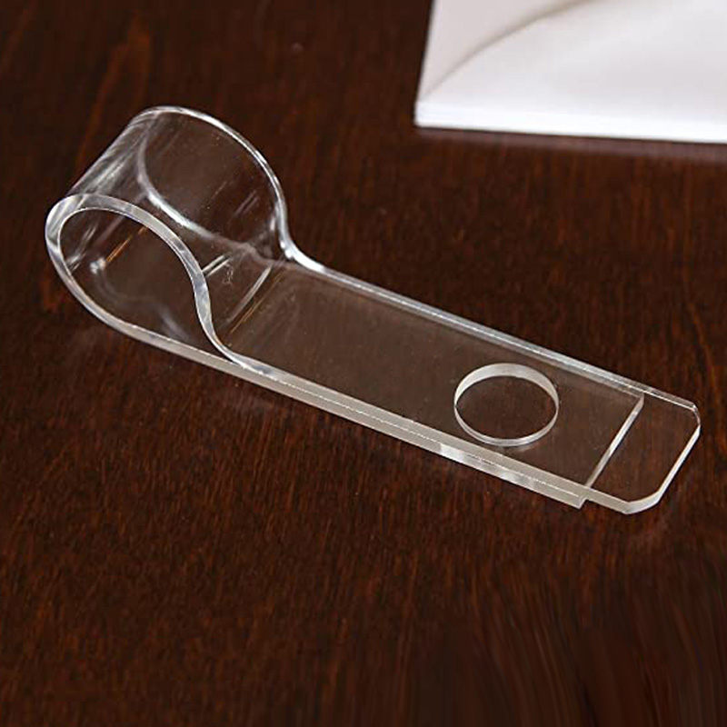 Clear acrylic stamp holder and dispenser, acrylic stamp roll dispenser