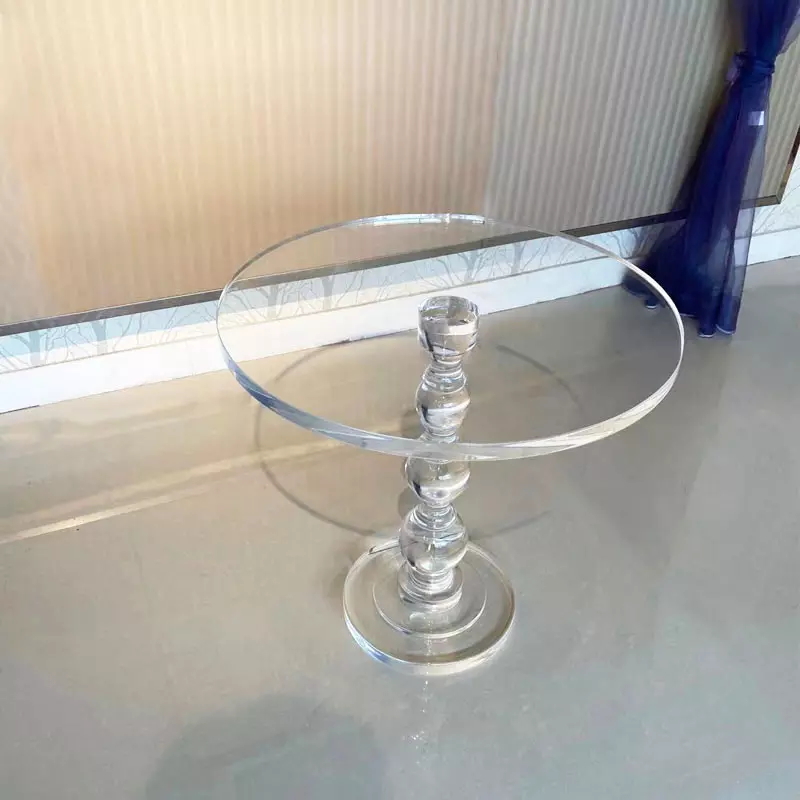 Crystal clear acrylic coffee table, plexiglass end table supplier