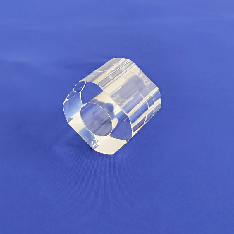 Crystal clear acrylic napkin ring, custom plexiglass napkin ring