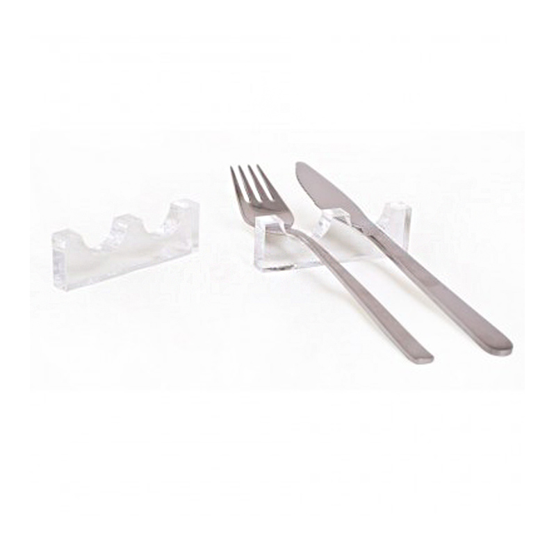 Stylish acrylic cutlery holder, tabletop perspex cutlery stand