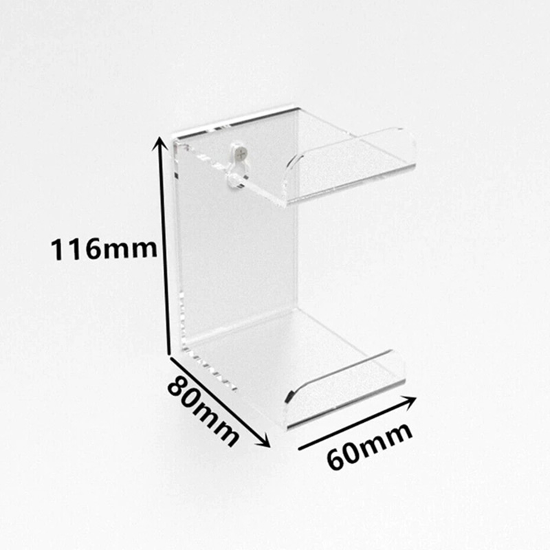 2 tiers acrylic game controller stand, wall lucite headset holder