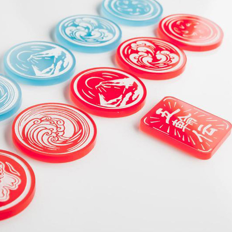 Wholesale acrylic token, netrunner acrylic tokens