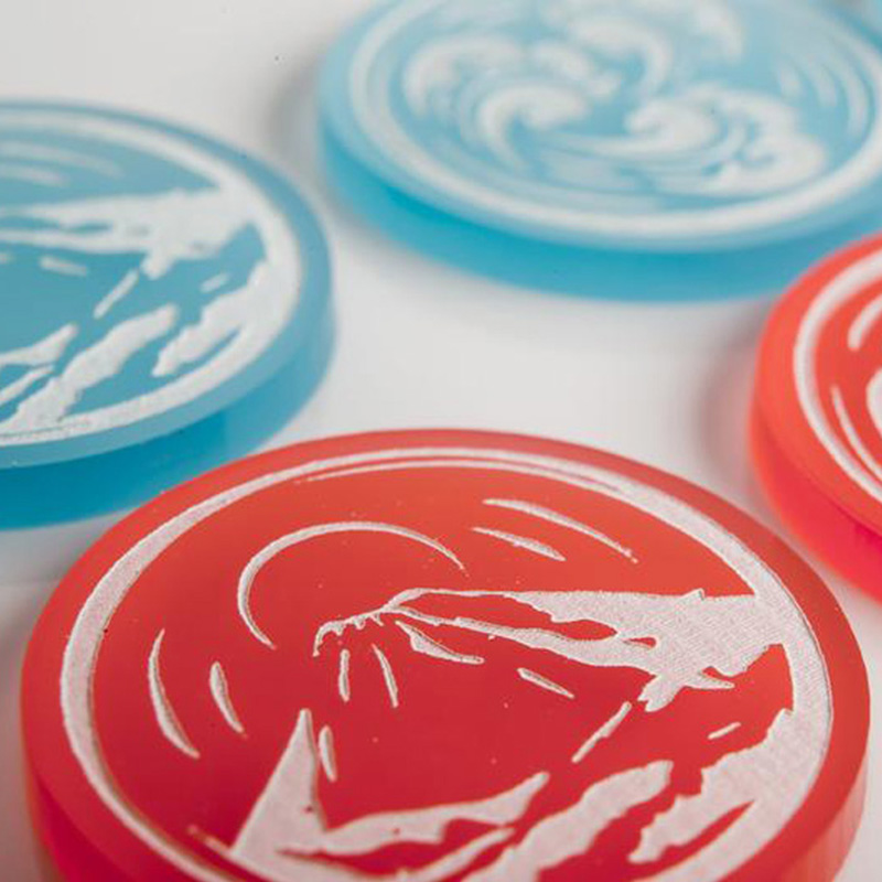 Wholesale acrylic token, netrunner acrylic tokens