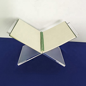 acrylic book stand factory, 2 pieces acrylic book holder