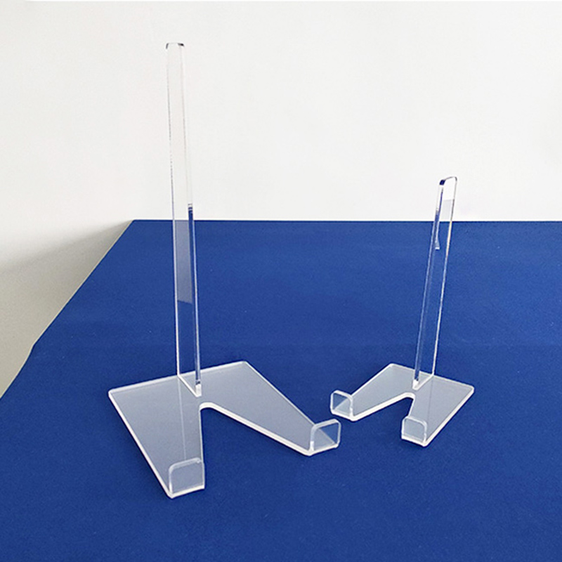 Desktop acrylic plate rack supplier, lucite plate stand