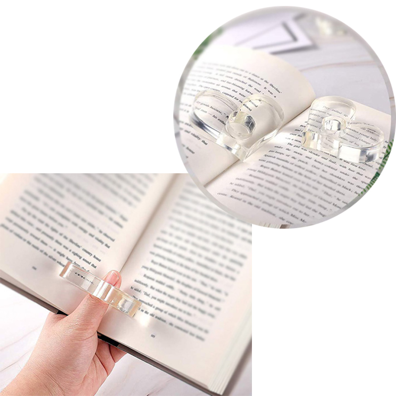 Wholesale acrylic book page holder, lucite thumb page holder