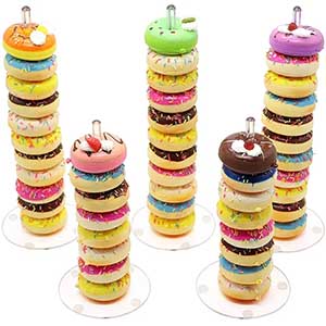 acrylic donuts stand factory, lucite donuts tower stand