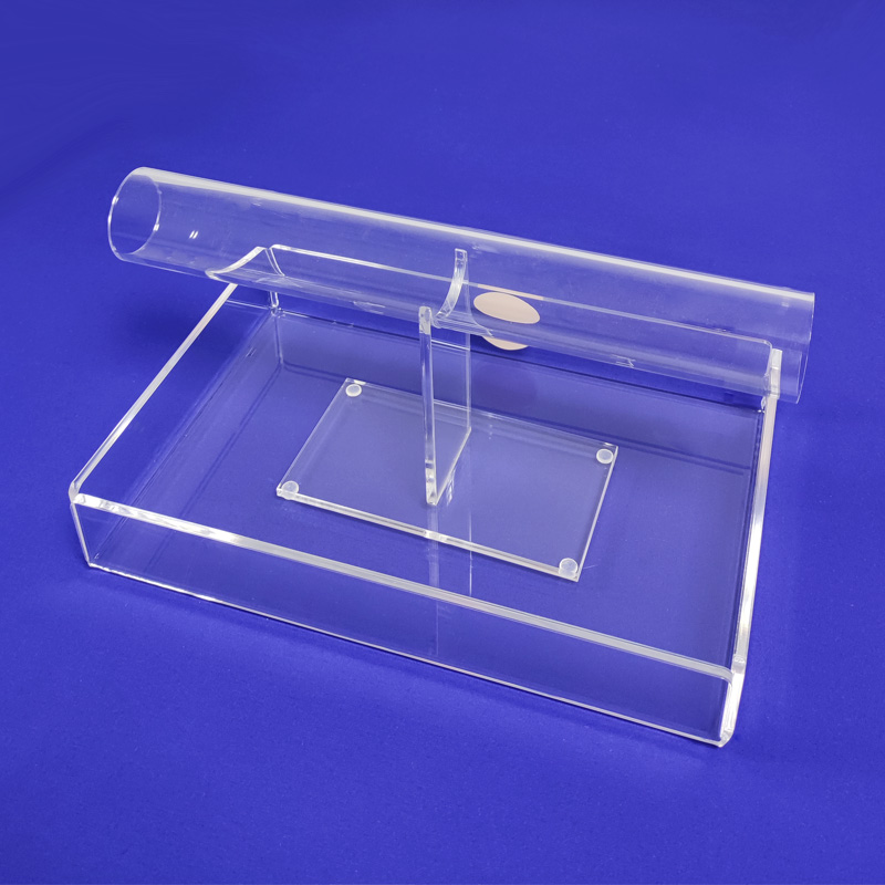 Acrylic jewelry stand with tray, supplier acrylic bracelet organize