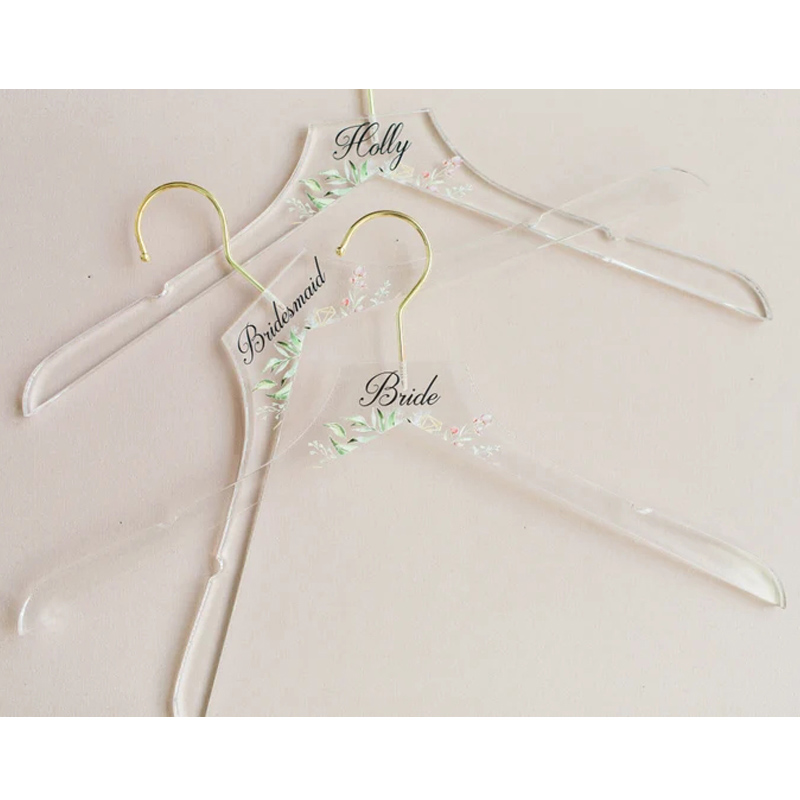 Wholesale clear acrylic clothing hanger, Lucite dress hanger