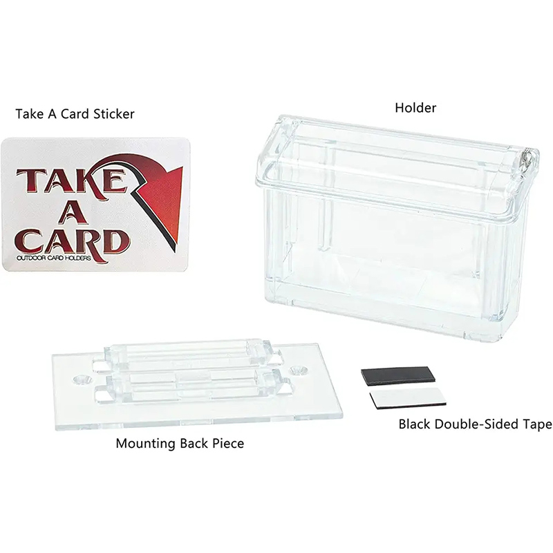 Clear acrylic business card holder, wholesale lucite card holder