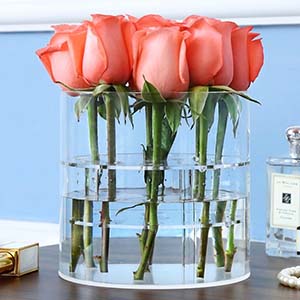 clear acrylic flower box, plexiglass rose box supplier