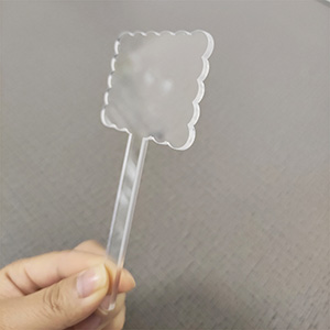 blank acrylic garden stake, lucite plant markers supplier