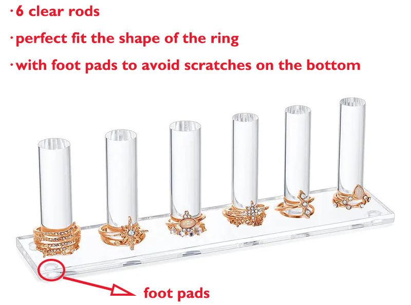 acrylic ring stand