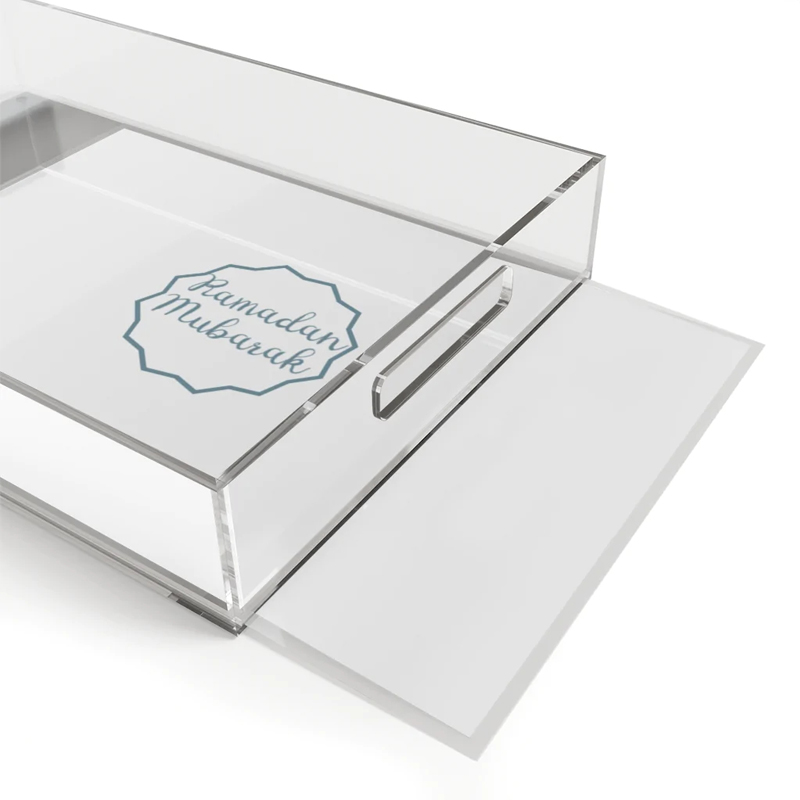 Stackable acrylic Ramadan tray, wholesale acrylic Eid tray