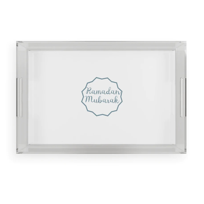 Stackable acrylic Ramadan tray, wholesale acrylic Eid tray