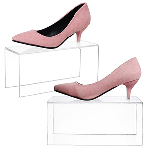 supply acrylic high heel holder, lucite shoes rack factory