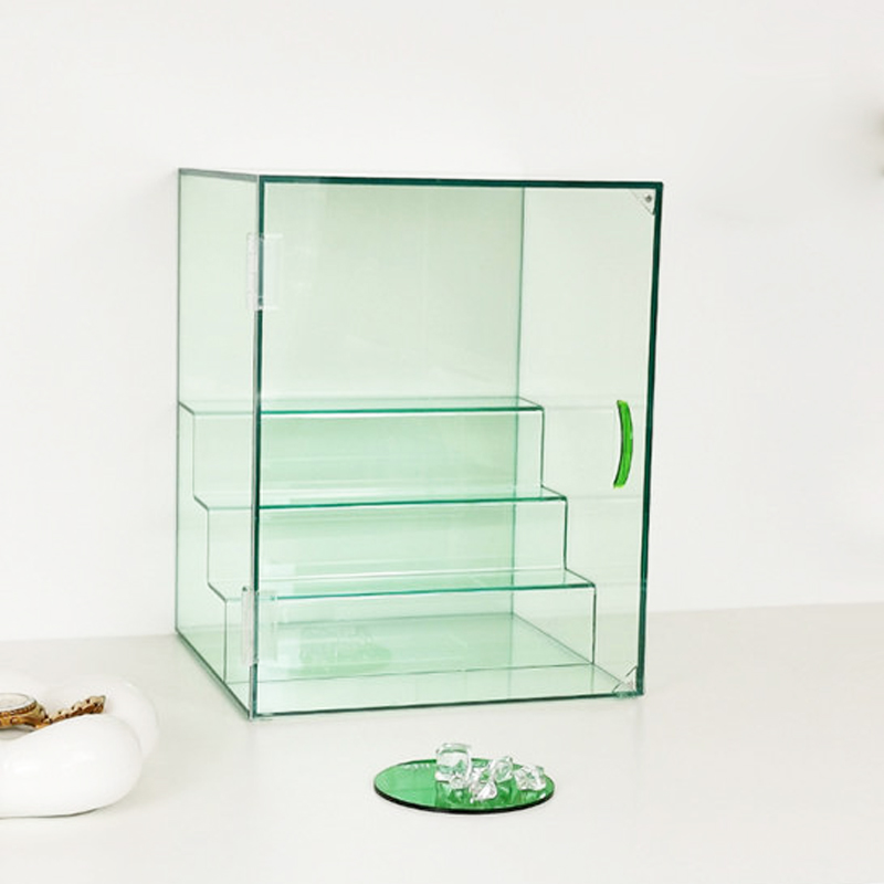 Glass green acrylic perfume holder, wholesale lucite perfume case