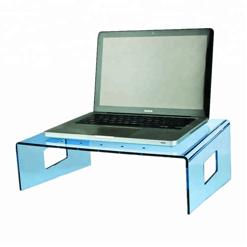 Wholesale acrylic laptop tray with handle, lucite laptop stand supplier