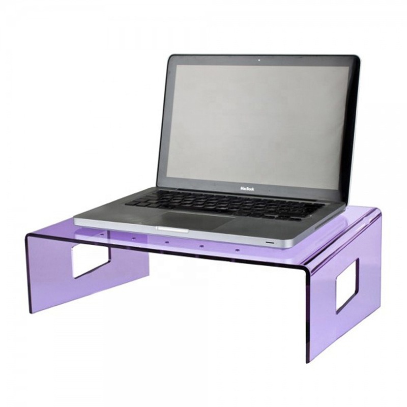 Wholesale acrylic laptop tray with handle, lucite laptop stand supplier