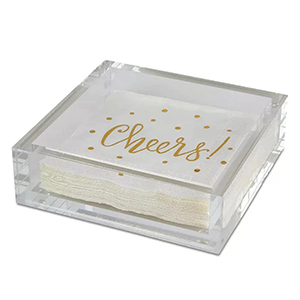 lucite guest towel holder supplier, wholesale acrylic napkin tray