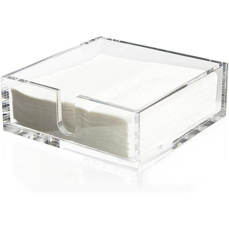 Wholesale acrylic dinner napkin holder, plexiglass napkin holder factory